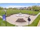 Community common featuring a fountain and landscaping at 7638 Beekman Ter, Zionsville, IN 46077
