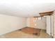 Unfinished basement with damage to both ceiling and floor, requiring remediation at 7735 E 50Th St, Indianapolis, IN 46226