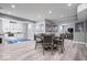 Spacious rec room in basement with pool table, game table and kitchenette at 11410 Sea Side Dr, Fishers, IN 46040