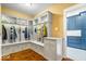 Mudroom featuring a built-in storage system with cubbies, hooks, and drawers for organization at 11410 Sea Side Dr, Fishers, IN 46040