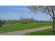 A charming community park with walking paths, playground, and picnic shelters on lush green lawn at 12326 River Valley Dr, Fishers, IN 46037
