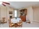 Charming dining area featuring traditional wood furnishings and ample natural light at 14195 Holly Berry Cir, Fishers, IN 46038