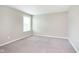 Bedroom featuring a window, neutral walls, and carpet flooring at 14878 Horse Branch Way, Fishers, IN 46040