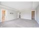 Large bedroom featuring carpet flooring, a TV hookup, and access to en-suite bathroom at 14878 Horse Branch Way, Fishers, IN 46040