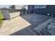 Paver patio with outdoor kitchen at 14878 Horse Branch Way, Fishers, IN 46040