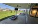Outdoor patio with built in grill and fireplace perfect for Gathering time and outdoor entertaining at 14878 Horse Branch Way, Fishers, IN 46040