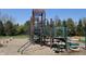Community playground with slides, climbing structures, and spring riders at 14878 Horse Branch Way, Fishers, IN 46040