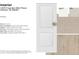 Interior design elements, including door styles, hardware, flooring, and paint colors for the new home at 14910 Garden Mist Pl, Fishers, IN 46037