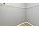 Spacious walk-in closet with ample shelving offers plenty of storage at 1632 Blankenship Dr, Indianapolis, IN 46217