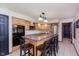Well-designed kitchen with a center island, built-in appliances, and overhead lighting at 180 S 400 W, Lebanon, IN 46052