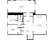 Detailed floor plan of the home's second floor layout with room dimensions included at 1907 N Washington St, Danville, IN 46122