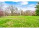 Expansive, grassy lawn area with mature trees and blossoming trees providing a serene and picturesque outdoor space at 1907 N Washington St, Danville, IN 46122