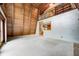 Living room featuring high ceilings, wood accents, and a cozy balcony space at 1907 N Washington St, Danville, IN 46122