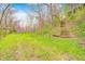 Scenic yard with wooden stairs, flowering trees, and a grassy expanse, creates inviting outdoor space at 1907 N Washington St, Danville, IN 46122
