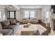 Comfortable living room with a fireplace, stylish seating, and ample natural light at 222 E 71St St, Indianapolis, IN 46220