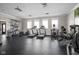 A well-equipped gym featuring treadmills, elliptical, and weight machines for a complete workout at 2536 Maricopa Blvd, Whitestown, IN 46075