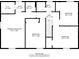Detailed floor plan of the home's second floor, showcasing bedroom and bathroom layouts with dimensions at 3738 Barrington Dr, Carmel, IN 46033
