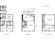 Detailed floor plan showcases the layout of this modern townhome at 4160 Cupertino Ave # 38B, Plainfield, IN 46168