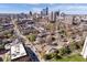 Sweeping aerial view of the city highlighting proximity to downtown and neighborhood charm at 456 E Arch St, Indianapolis, IN 46202
