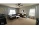 Bright living room with a large sectional sofa, neutral walls, and plenty of natural light at 530 Farnham Dr, Westfield, IN 46074