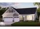 Charming home featuring a two-car garage, covered porch, and stylish architectural details at 6718 Thresher Pass, McCordsville, IN 46055