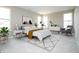 Serene main bedroom featuring large windows, plush carpeting, and stylish decor for a relaxing retreat at 6718 Thresher Pass, McCordsville, IN 46055