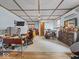 The bonus room includes a full drumset and a wooden ceiling that adds warmth at 6827 S 500 W, Trafalgar, IN 46181