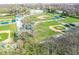 Aerial view of the community ballfields with groomed baseball fields and facilities for team sports at 701 Danver Ln, Beech Grove, IN 46107