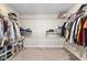 Spacious walk-in closet with ample shelving and hanging space for clothes and accessories at 8673 Laurelton Pl, Brownsburg, IN 46112