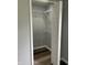 A closet with wire shelving and modern flooring provides plenty of space for storage at 103 N Nebraska St, North Salem, IN 46165