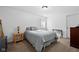 Bright bedroom with neutral colors and modern furniture at 11014 Woodpark Dr, Noblesville, IN 46060