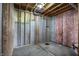 Partially insulated basement walls, offering a starting point for customization and finishing at 12304 Ridgeside Rd, Indianapolis, IN 46256