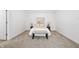 Bright bedroom with neutral colors, carpet, and comfortable bed with a bench at 12536 Lowery Way, Fishers, IN 46037