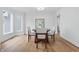 Dining room featuring hardwood floors, recessed lighting and large windows for plenty of light at 12536 Lowery Way, Fishers, IN 46037