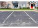 Parking space shows dedicated parking for the property's residents and visitors at 12588 Tennyson Ln # 205, Carmel, IN 46032
