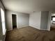 Bright, carpeted bedroom with neutral walls and a closet at 12657 Republic Dr, Fishers, IN 46037