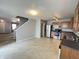 Bright kitchen featuring stainless steel appliances, wooden cabinets, and an open floor plan at 12657 Republic Dr, Fishers, IN 46037