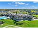Beautiful clubhouse with a pool, dining area, and community space at 132 Oakhurst Way, Westfield, IN 46074