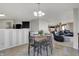 Charming dining area leading to the living room provides an inviting space for entertaining and Gathering gatherings at 1330 Redwood Dr, Greenfield, IN 46140