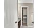 Bathroom featuring granite countertops, tile floors and a closet at 13314 Lansbury Ln, Fishers, IN 46037