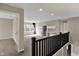 Spacious bonus room with multiple built-in desks and natural light at 13314 Lansbury Ln, Fishers, IN 46037