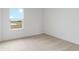 Bedroom with large window featuring lake view at 13418 Vickery Ridge Dr, Fishers, IN 46037