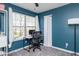 Bedroom featuring a natural light-filled window and an expansive closet for optimal storage space at 13971 Bruddy Dr, Fishers, IN 46038