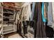 Organized walk-in closet with shelving, hanging space, and storage bins at 15037 Rutherford Dr, Westfield, IN 46074