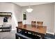 Inviting dining area with storage and backyard access next to the laundry room at 1697 Stacy Lynn Dr, Indianapolis, IN 46231
