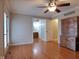 Living Room with wood floors and open doorways at 1737 Friendship Dr, Indianapolis, IN 46217