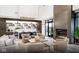 Inviting resident lounge featuring a cozy fireplace and stylish seating arrangements at 2548 Ruffian Dr, Westfield, IN 46074