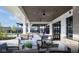 Outdoor patio area with comfortable seating and a pergola for relaxation at 2548 Ruffian Dr, Westfield, IN 46074