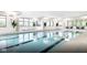 Indoor pool area offering a relaxing space with large windows and natural light at 2548 Ruffian Dr, Westfield, IN 46074