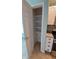 View of open pantry showcasing shelving and access to kitchen cabinets and countertops at 3237 Boxwood Dr, Indianapolis, IN 46227